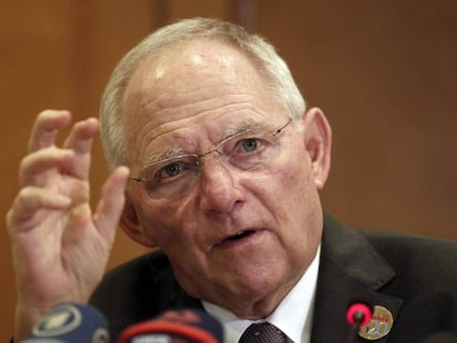 Wolfgang Schäuble, ministro alemán de Finanzas