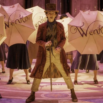 Timothée Chalamet como Willy Wonka en 'Wonka'
