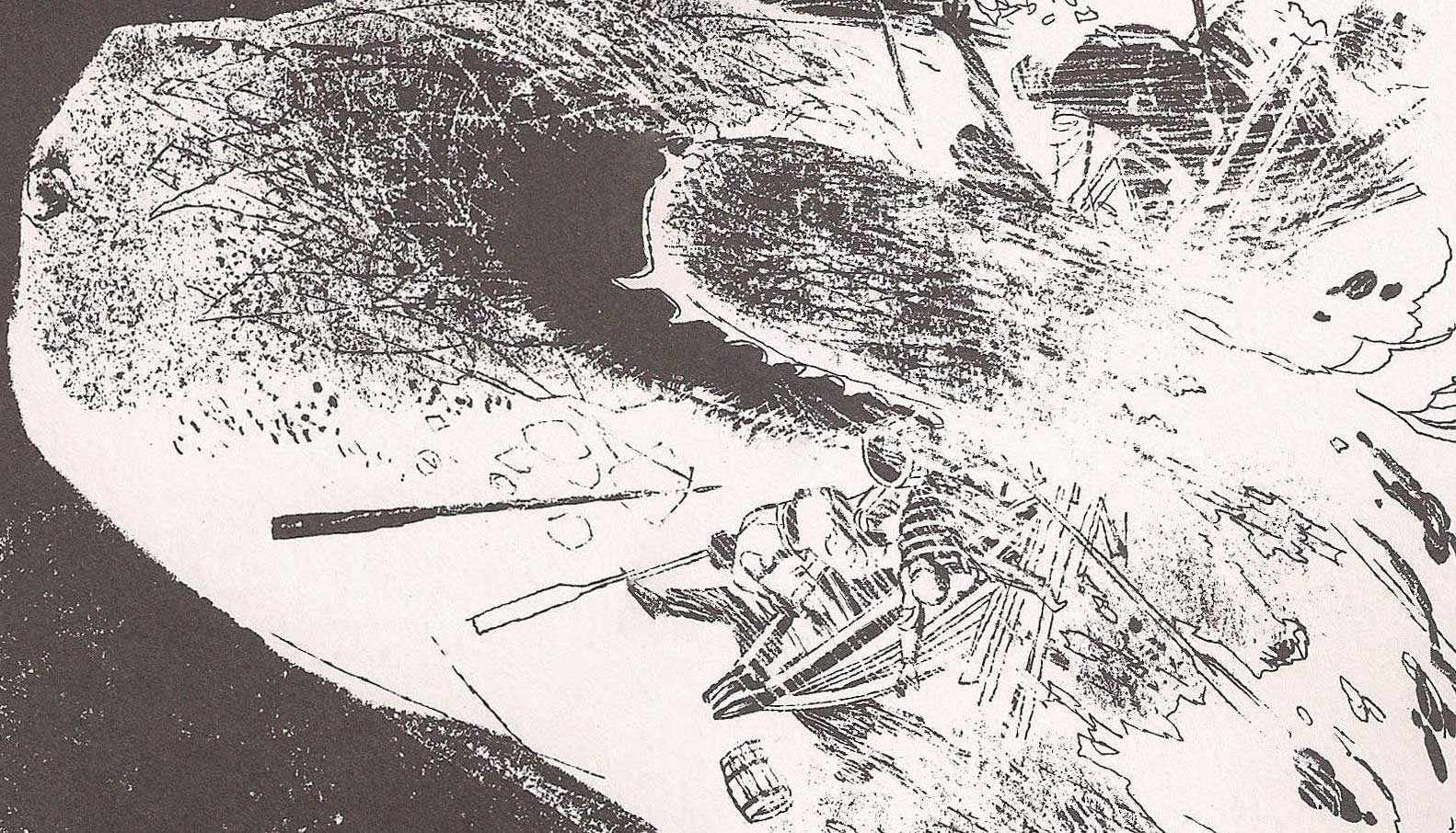 Viñeta del 'Moby Dick' de Dino Battaglia.