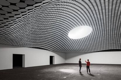 Sala del museo Amos Rex, en Helsinki, proyectado por el estudio de arquitectura finlandés JKMM. 