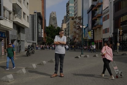 Jeison Rodríguez en Caracas, el pasado 29 de mayo.