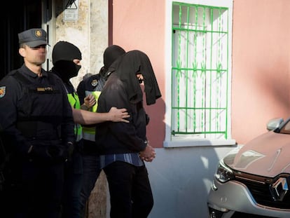 Detención de un presunto yihadista en Madrid. 