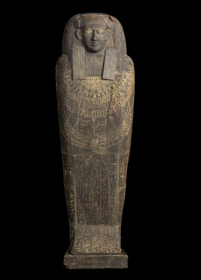 Sarc&oacute;fago de Unnefer, una de las piezas estrella de la exposici&oacute;n sobre Osiris.