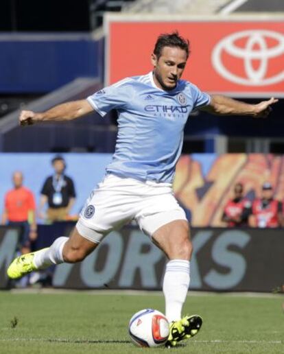 Frank Lampard, con el New York City Football Club.