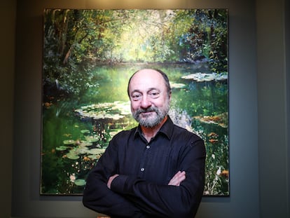 Biologist Bart De Strooper, at the headquarters of the Ramón Areces Foundation, in Madrid, on February 15.