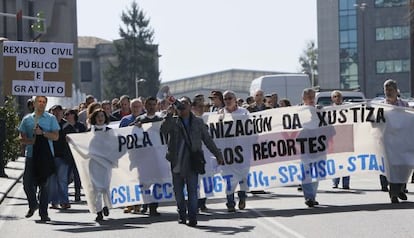 Protesta en Vigo por la reforma