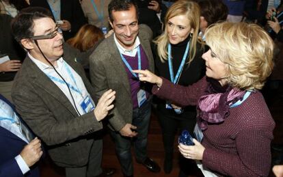 Aguirre, Gonz&aacute;lez, Cifuentes y Victoria el pasado s&aacute;bado. 