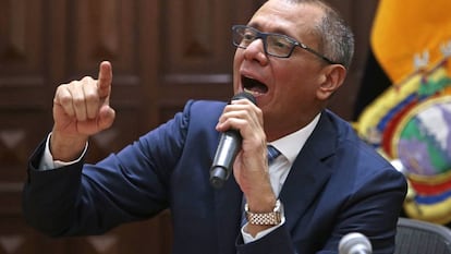 El vicepresidente de Ecuador, Jorge Glas, durante un acto. 