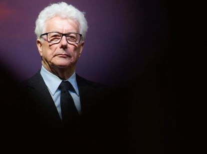 El escritor británico Ken Follett, retratado en Madrid en noviembre de 2019.