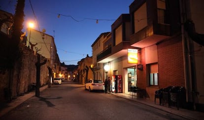 Una calle de Rasquera, en Tarragona, un pueblo de unos 900 habitantes.