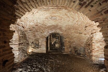Sótano de la Casa del Judío, un antiguo baño ritual o 'mikvé'.