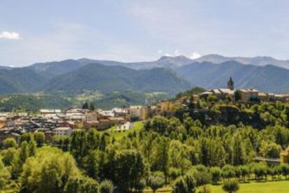 Panorámica de Bellver de Cerdanya, en Lleida.