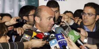El ministro de Economía, Luis de Guindos. EFE/Archivo