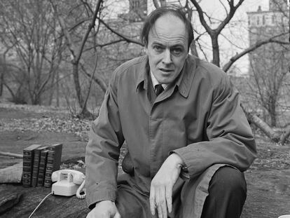 Roald Dahl in New York’s Central Park in March 1961.