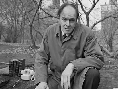 Roald Dahl, en una imagen tomada en Nueva York en 1961.