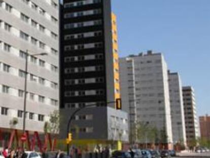 Promoción de viviendas desarrollada por el Ivima en la localidad madrileña de Parla.