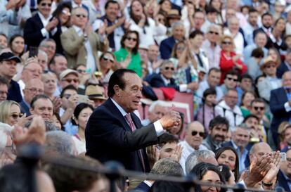 Curro Romero, en La Maestranza, el 4 de mayo de 2019.