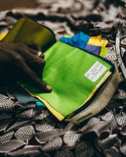 Chiuri ha diseñado sus propios motivos para los tejidos africanos utilizados en la colección.