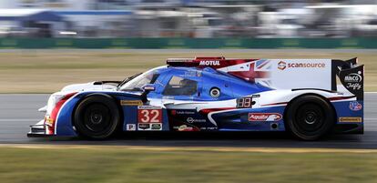 Alonso, durante la clasificación en Daytona.