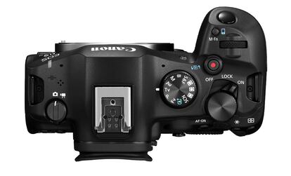 Imagen superior de la cámara Canon EOS R6 III