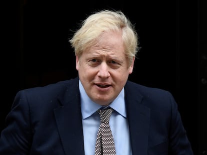 El primer ministro británico, Boris Johnson, el mes pasado en Londres.