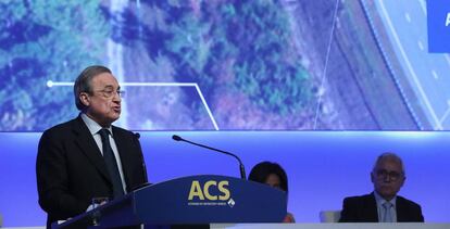 El presidente de ACS, Florentino Pérez.