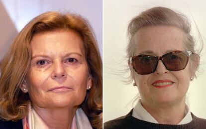 Carme Riera (izq.) y Mª Victoria Atencia