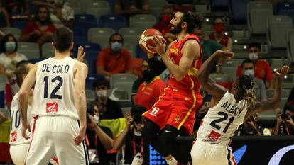 Ricky Rubio en la selección española de baloncesto