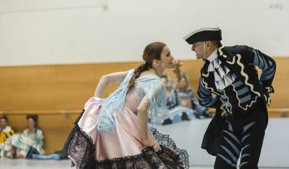 Ensayo de 'El sombrero de tres picos'.  