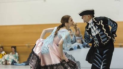 Ensayo de 'El sombrero de tres picos'.  