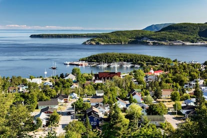 La ciudad de Tadoussac, en Quebec (Canadá).