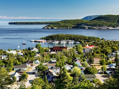 La ciudad de Tadoussac, en Quebec (Canadá).