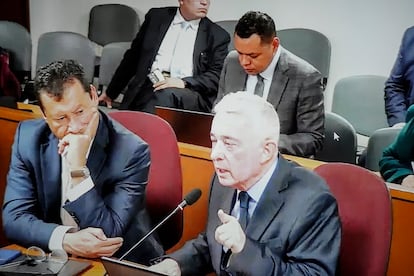 Transmisión de la audiencia del expresidente Álvaro Uribe Vélez, el 7 de julio de 2025.