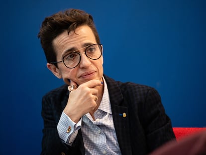 La escritora Masha Gessen, en una imagen de 2019, durante la presentación de un libro en Alemania.