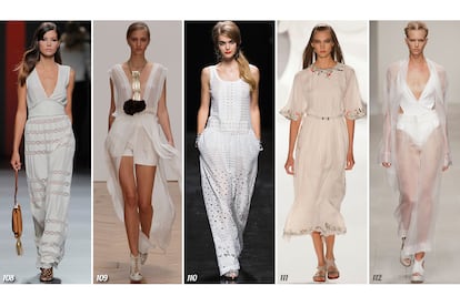 108. Miguel Palacio. 109. Sass & Bide. 110. Moschino. 111. Carolina Herrera. 112. Maria Grachvogel.>