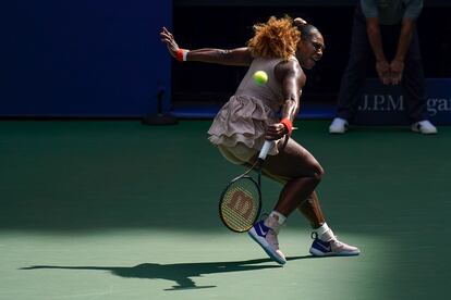 Serena, durante su partido de octavos.