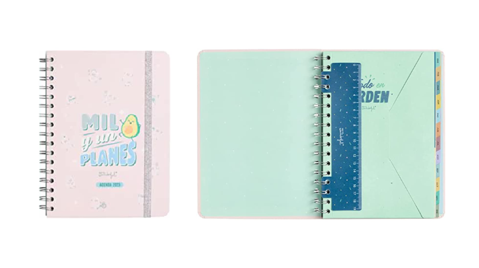 Cuaderno Premium Conceptum A5 Cuadriculado - Tapa Blanda Azul Con Múltiples Funciones