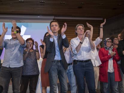 Pablo Gómez Perpinyà, Íñigo Errejón y Marta Higueras, en una imagen de archivo. 