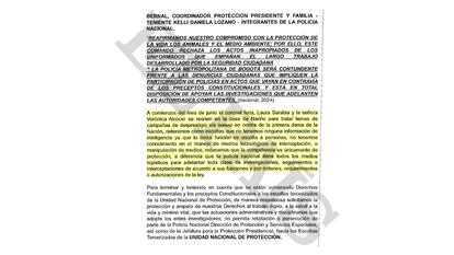 Escoltas de la primera dama, Verónica Alcocer, afirman que no tienen ninguna información de inteligencia.