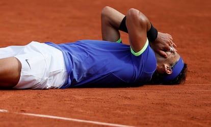 Nadal, depois da vitória em Roland Garros.