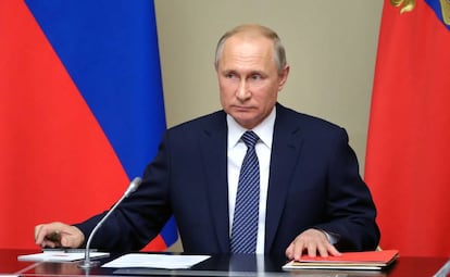 El presidente de Rusia, Vladimir Putin, en Moscú, el pasado 5 de agosto. 