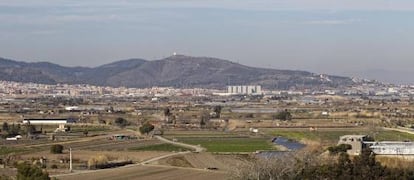 Terrenos en el Baix Llobregat que podr&iacute;an albergar el complejo de ocio y casino Eurovegas.