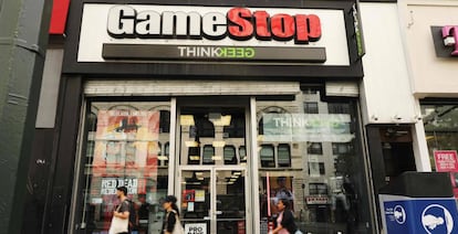 Una tienda de GameStop en Manhattan.