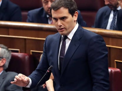 Albert Rivera, al Congrés dels Diputats, la setmana passada.