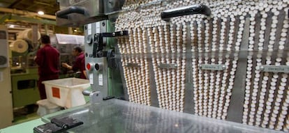 Fábrica de tabaco de Altadis en La Rioja.