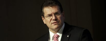 El vicepresidente de la Comisi&oacute;n Europea para Uni&oacute;n Energ&eacute;tica, Maros Sefcovic.