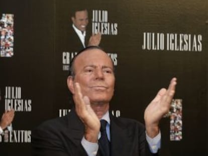 Julio Iglesias en Ciudad de México, el 8 de mayo de 2013.