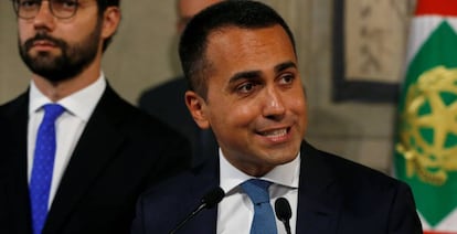 Luigi Di Maio, líder del Movimiento CInco Estrellas.