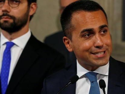 Luigi Di Maio, líder del Movimiento CInco Estrellas.