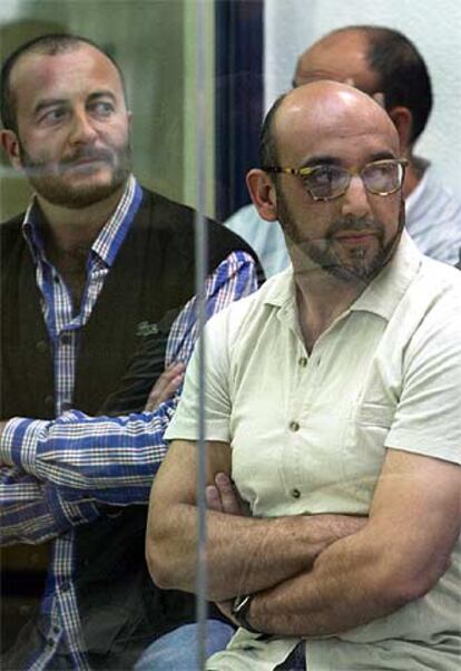 Abu Dahdah, con gafas, y Yusuf Galán, durante el juicio.